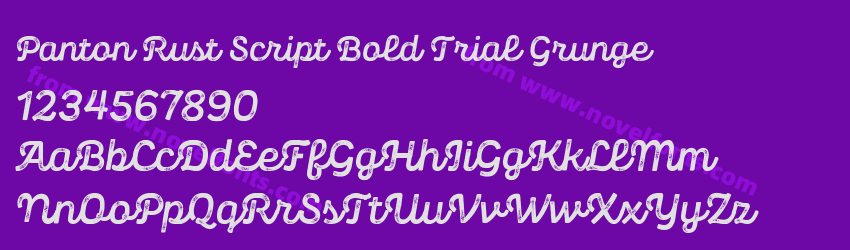 Panton Rust Script Bold Trial GrungePreview Panton Rust Script Bold Trial GrungePreview
