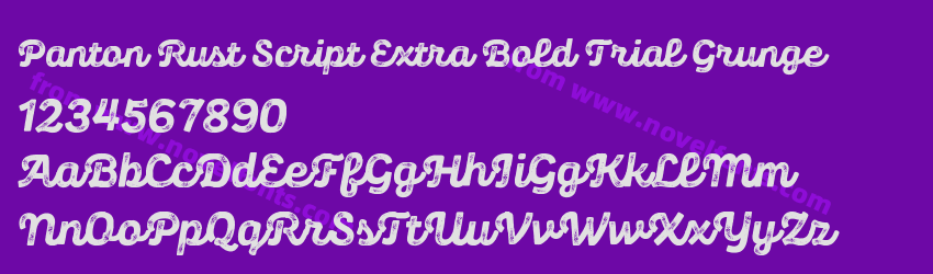 Panton Rust Script Extra Bold Trial GrungePreview Panton Rust Script Extra Bold Trial GrungePreview