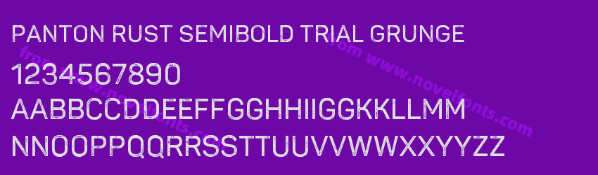 Panton Rust Semibold Trial GrungePreview Panton Rust Semibold Trial GrungePreview