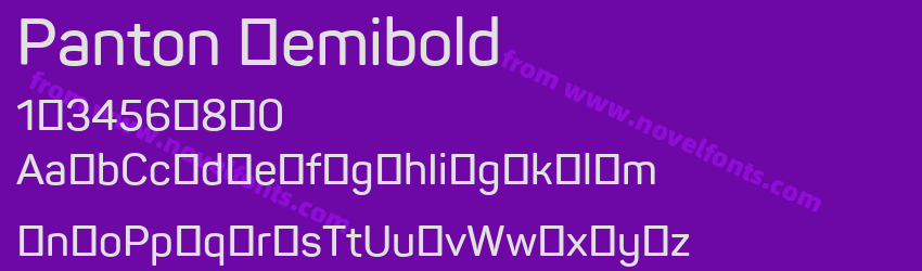 Panton SemiboldPreview Panton SemiboldPreview