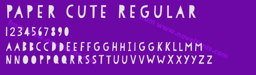 Paper Cute RegularPreview Paper Cute RegularPreview