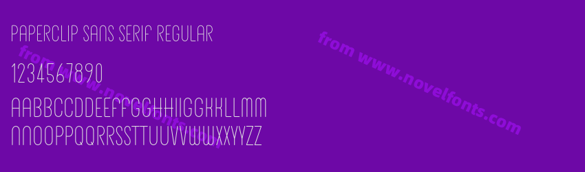Paperclip Sans Serif RegularPreview Paperclip Sans Serif RegularPreview