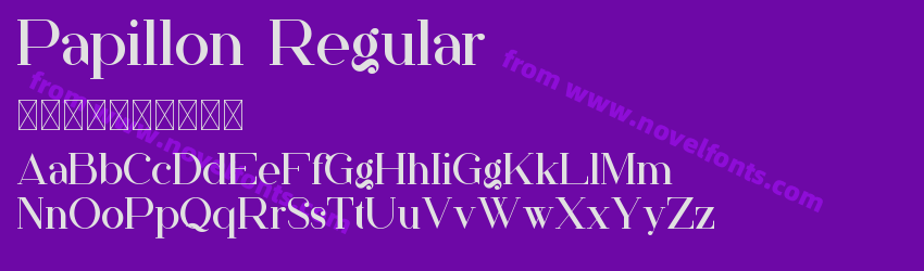 Papillon RegularPreview Papillon RegularPreview