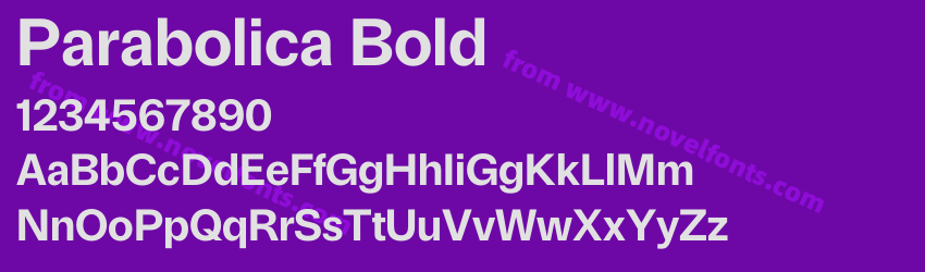 Parabolica BoldPreview Parabolica BoldPreview