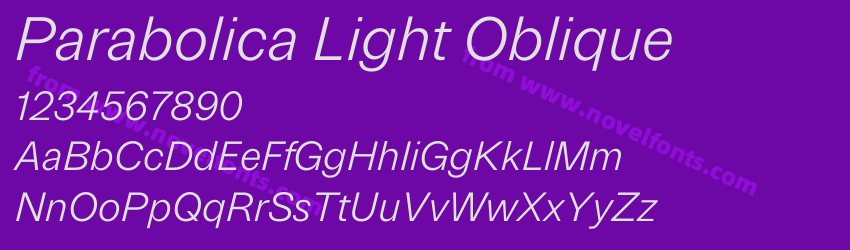 Parabolica Light ObliquePreview Parabolica Light ObliquePreview