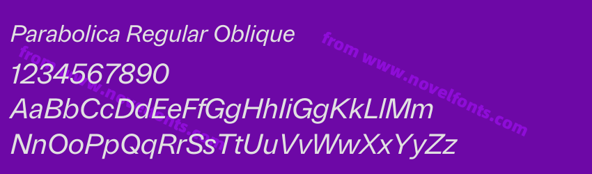 Parabolica Regular ObliquePreview Parabolica Regular ObliquePreview