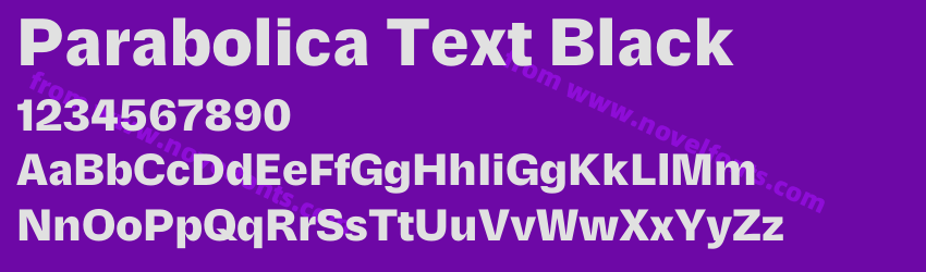 Parabolica Text BlackPreview Parabolica Text BlackPreview