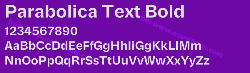 Parabolica Text BoldPreview Parabolica Text BoldPreview