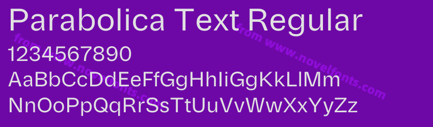 Parabolica Text RegularPreview Parabolica Text RegularPreview