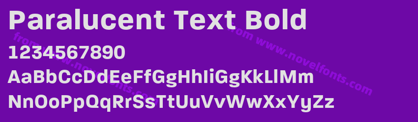 Paralucent Text BoldPreview Paralucent Text BoldPreview