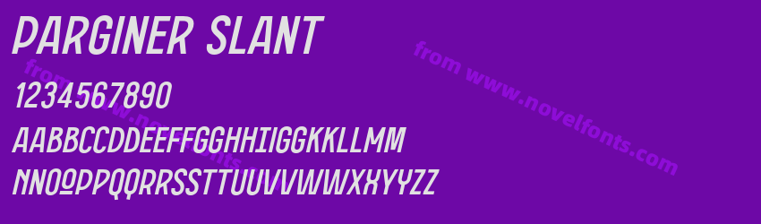 Parginer SlantPreview Parginer SlantPreview
