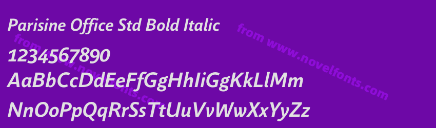 Parisine Office Std Bold ItalicPreview Parisine Office Std Bold ItalicPreview