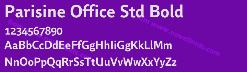 Parisine Office Std BoldPreview Parisine Office Std BoldPreview