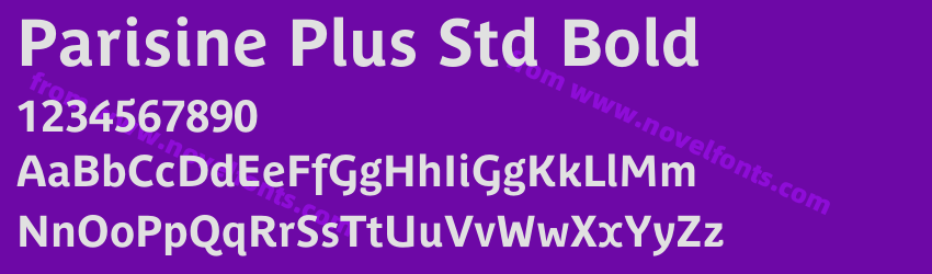 Parisine Plus Std BoldPreview Parisine Plus Std BoldPreview