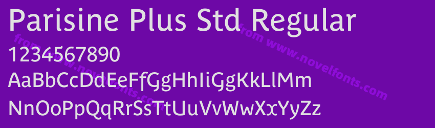 Parisine Plus Std RegularPreview Parisine Plus Std RegularPreview
