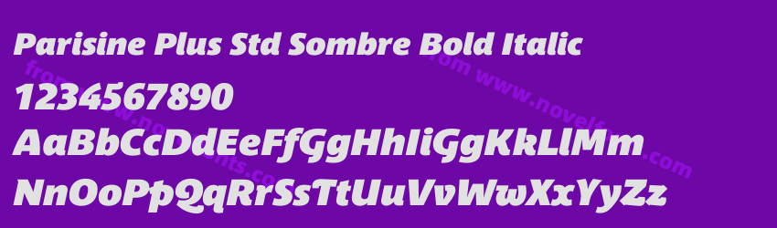 Parisine Plus Std Sombre Bold ItalicPreview Parisine Plus Std Sombre Bold ItalicPreview