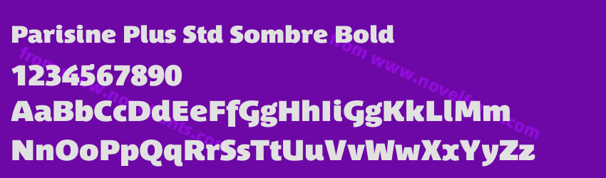 Parisine Plus Std Sombre BoldPreview Parisine Plus Std Sombre BoldPreview
