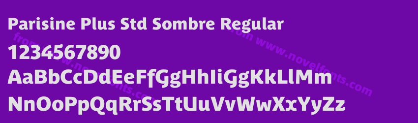 Parisine Plus Std Sombre RegularPreview Parisine Plus Std Sombre RegularPreview