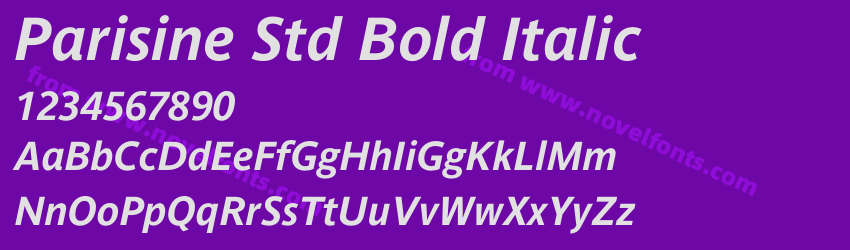 Parisine Std Bold ItalicPreview Parisine Std Bold ItalicPreview