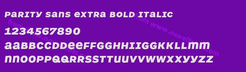 Parity Sans Extra Bold ItalicPreview Parity Sans Extra Bold ItalicPreview