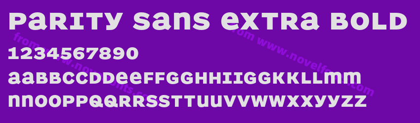 Parity Sans Extra BoldPreview Parity Sans Extra BoldPreview