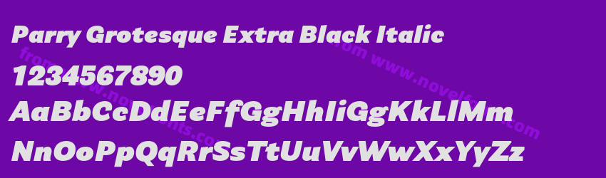 Parry Grotesque Extra Black ItalicPreview Parry Grotesque Extra Black ItalicPreview