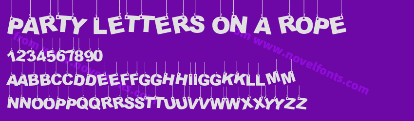 Party Letters On a RopePreview Party Letters On a RopePreview