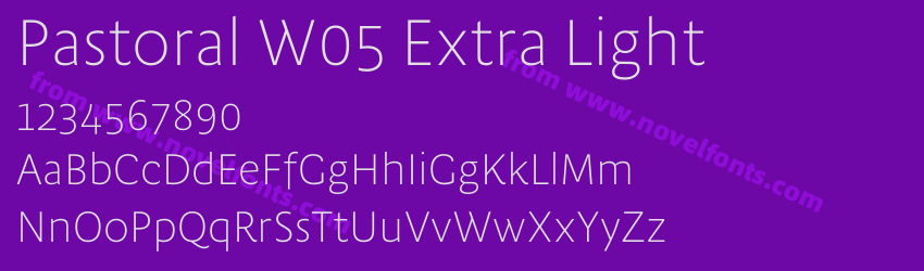 Pastoral W05 Extra LightPreview Pastoral W05 Extra LightPreview
