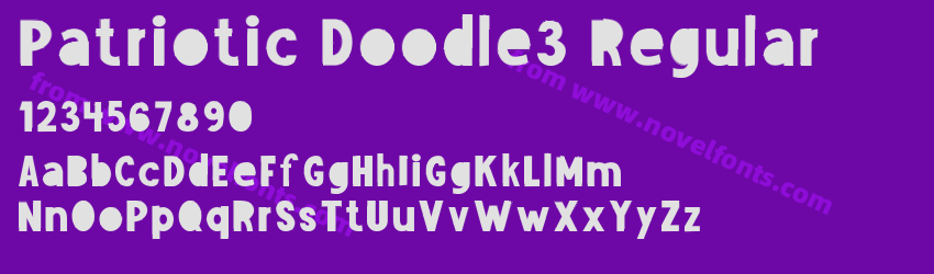 Patriotic Doodle3 RegularPreview Patriotic Doodle3 RegularPreview