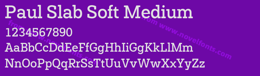 Paul Slab Soft MediumPreview Paul Slab Soft MediumPreview