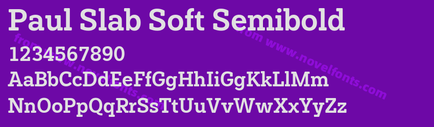 Paul Slab Soft SemiboldPreview Paul Slab Soft SemiboldPreview