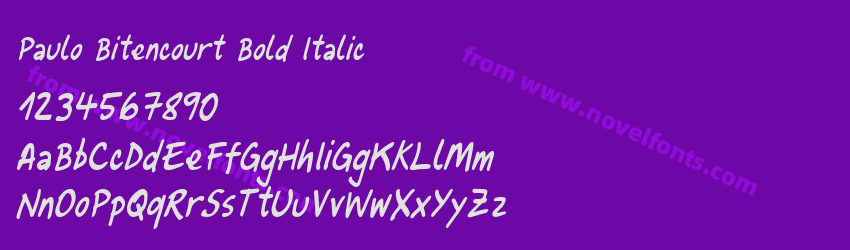 Paulo Bitencourt Bold ItalicPreview Paulo Bitencourt Bold ItalicPreview