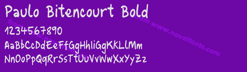 Paulo Bitencourt BoldPreview Paulo Bitencourt BoldPreview