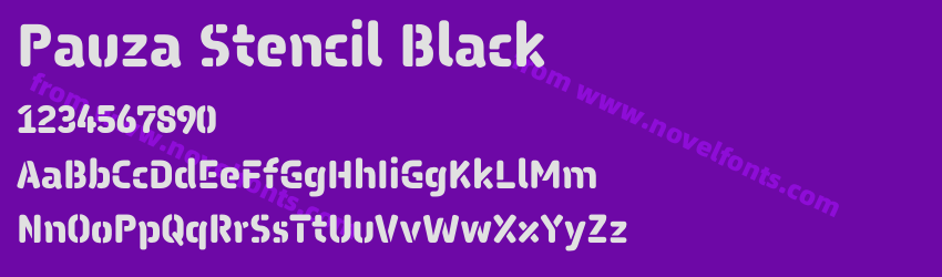 Pauza Stencil BlackPreview Pauza Stencil BlackPreview