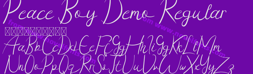 Peace Boy Demo RegularPreview Peace Boy Demo RegularPreview