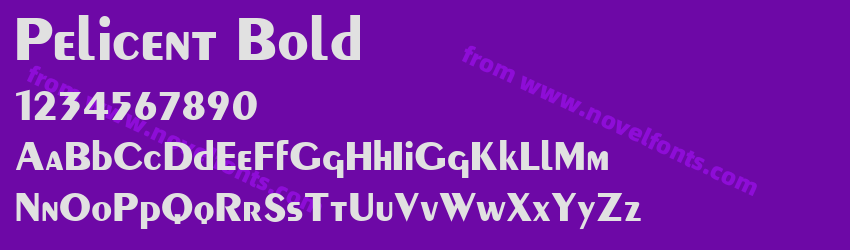 Pelicent BoldPreview Pelicent BoldPreview