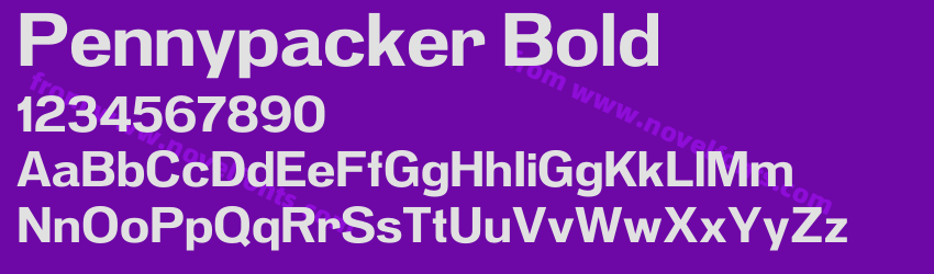 Pennypacker BoldPreview Pennypacker BoldPreview
