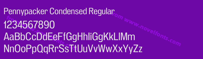Pennypacker Condensed RegularPreview Pennypacker Condensed RegularPreview