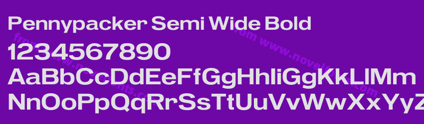 Pennypacker Semi Wide BoldPreview Pennypacker Semi Wide BoldPreview