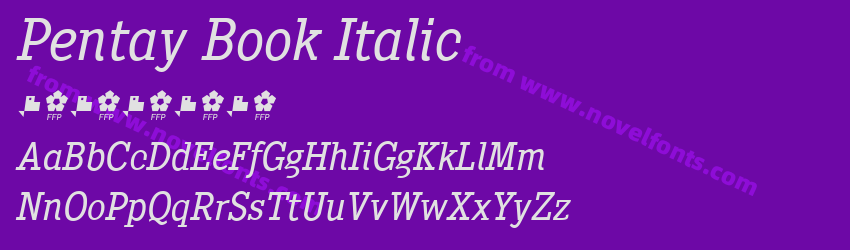 Pentay Book ItalicPreview Pentay Book ItalicPreview