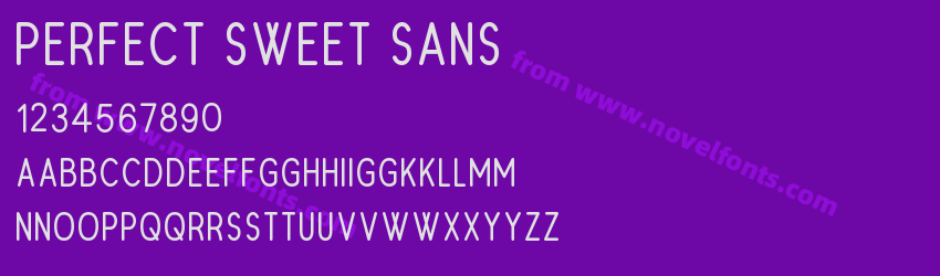 Perfect Sweet SansPreview Perfect Sweet SansPreview