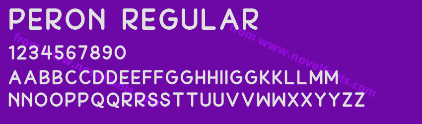 Peron RegularPreview Peron RegularPreview