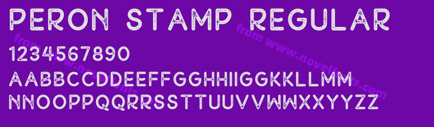 Peron Stamp RegularPreview Peron Stamp RegularPreview