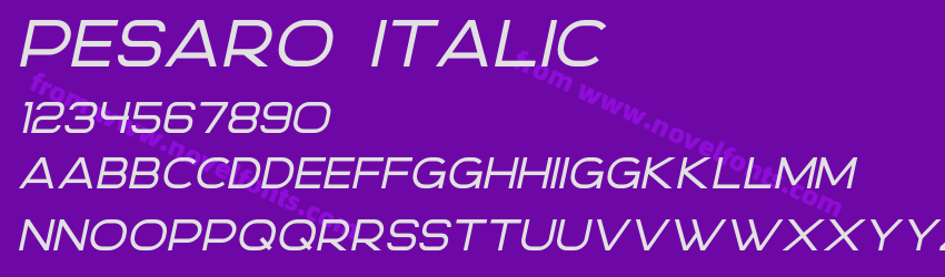 Pesaro ItalicPreview Pesaro ItalicPreview
