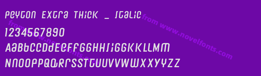 Peyton Extra Thick _ ItalicPreview Peyton Extra Thick _ ItalicPreview