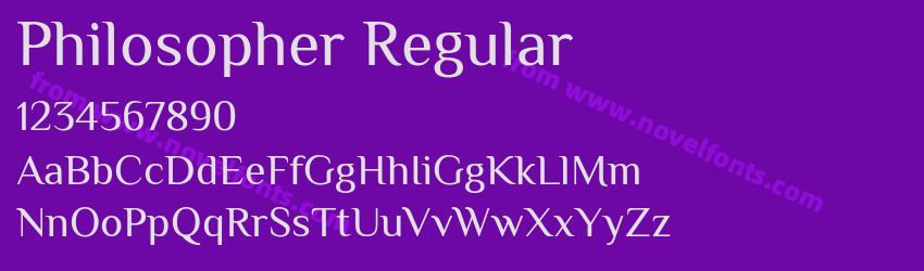 Philosopher RegularPreview Philosopher RegularPreview