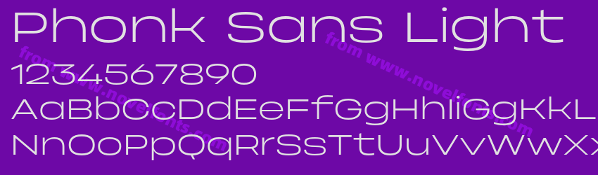 Phonk Sans LightPreview Phonk Sans LightPreview
