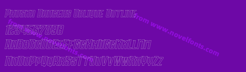 Phoska Dangers Oblique OutlinePreview Phoska Dangers Oblique OutlinePreview