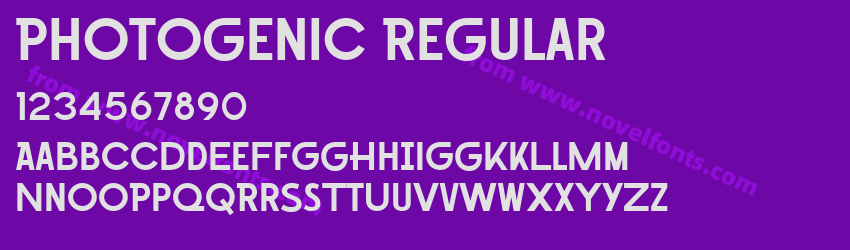 Photogenic RegularPreview Photogenic RegularPreview