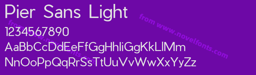 Pier Sans LightPreview Pier Sans LightPreview